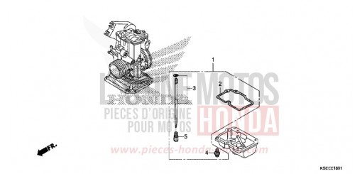 KIT, O.P. CARBURATEUR CRF150RBJ de 2018